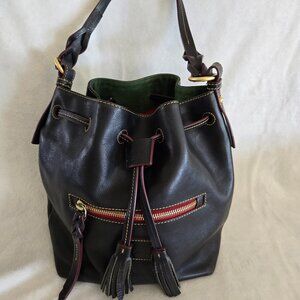 Dooney small Logan drawstring hobo